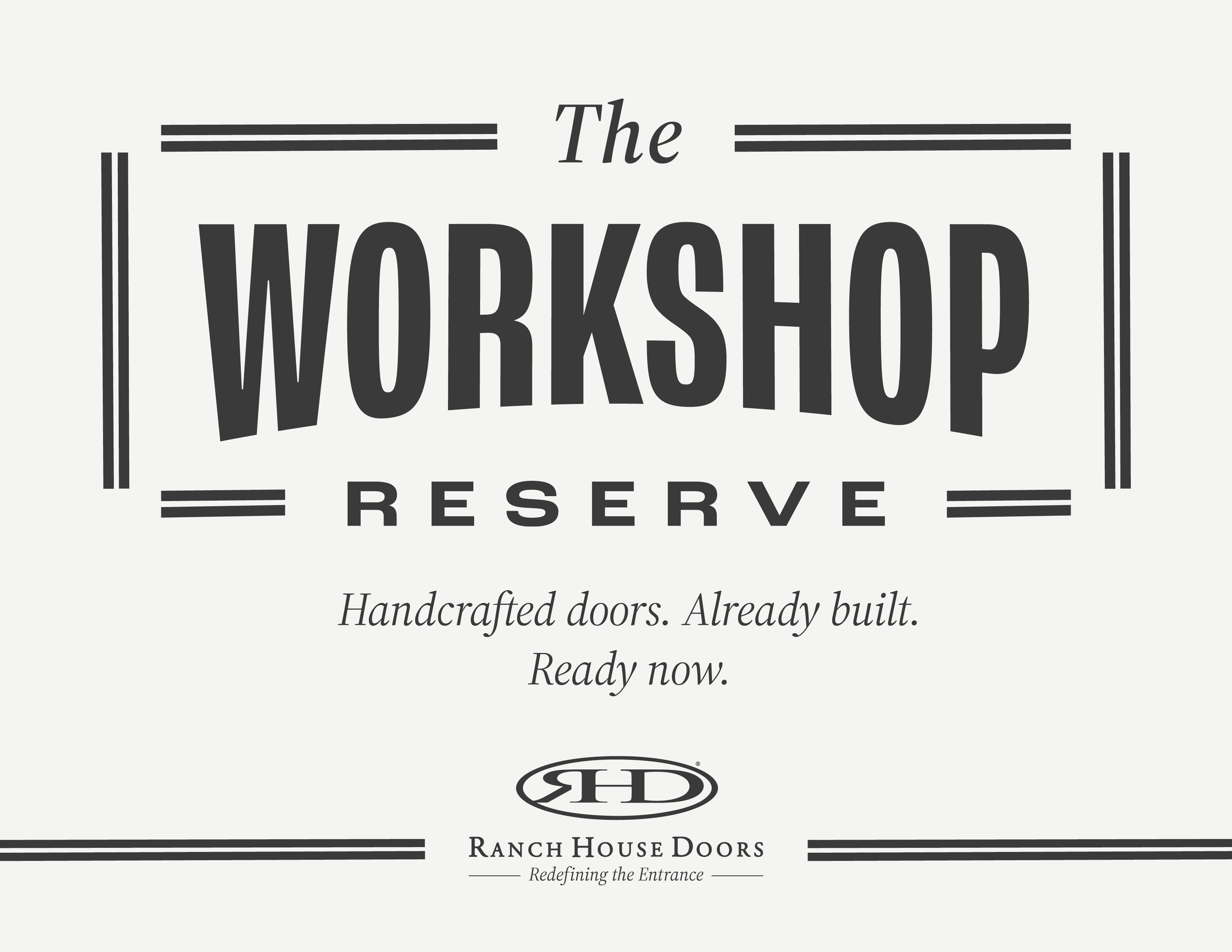 Workshop Reserve brochure cover