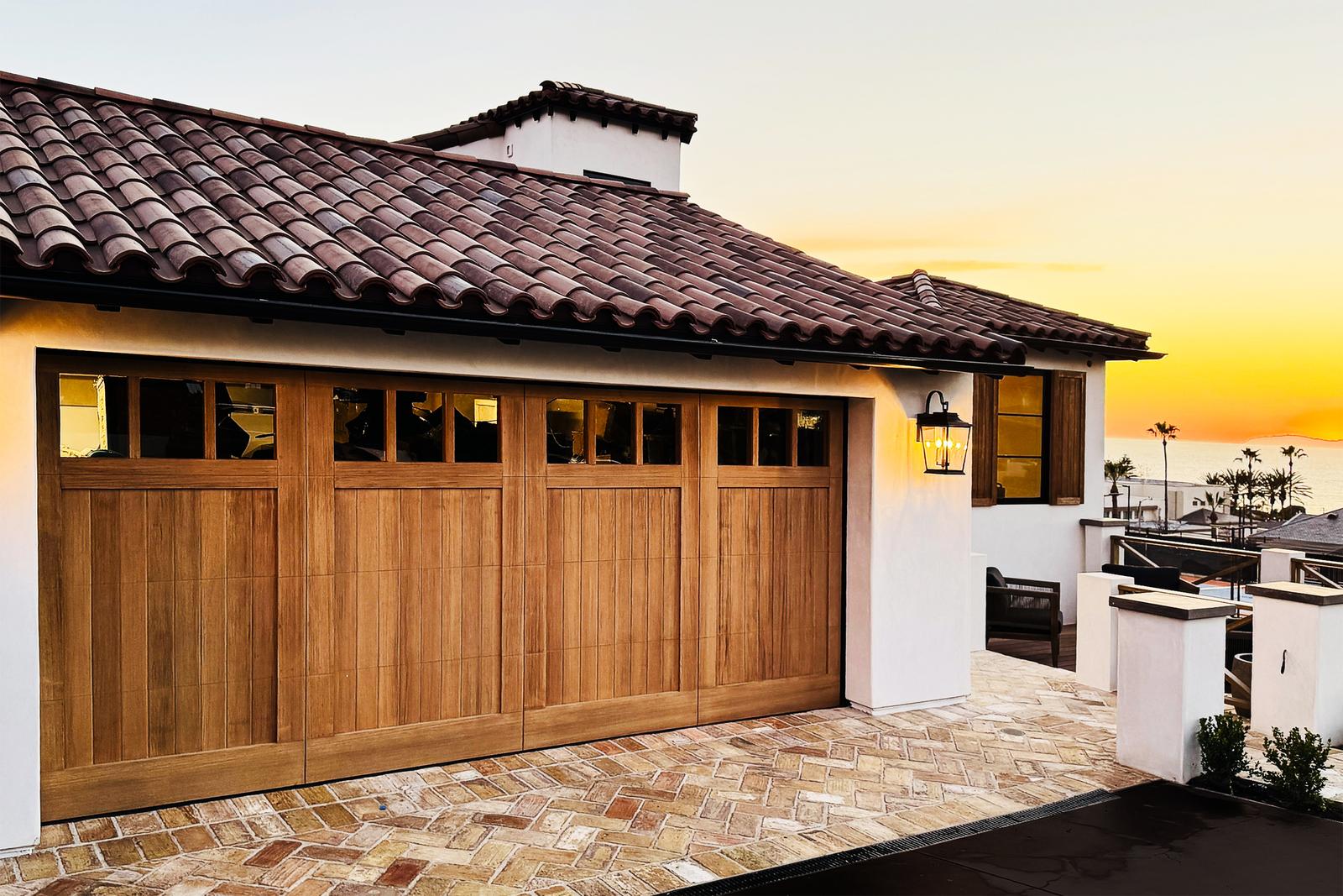 Ranch House Doors - custom wood garage door